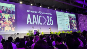 Sylvia presenting plenary talk