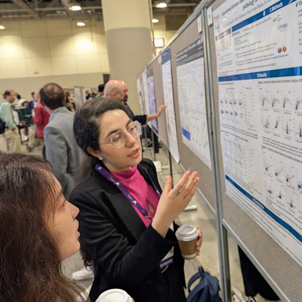 Yara presenting poster