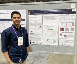 Mohammadali presenting poster